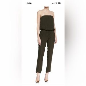 Haute Hippie Strapless Jumpsuit